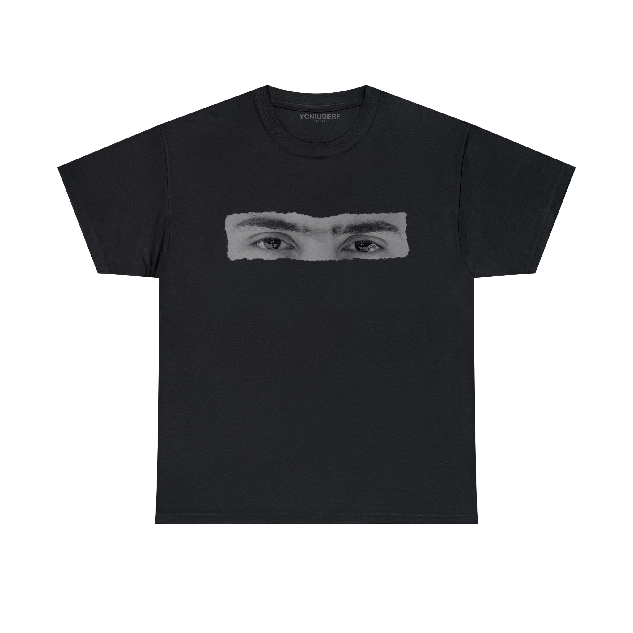eyes tee, unibrow, quincy