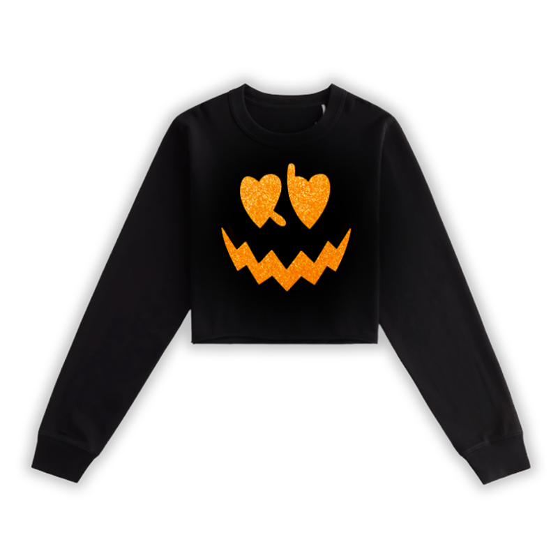 Orange You Glad It's Halloween Crop Tee